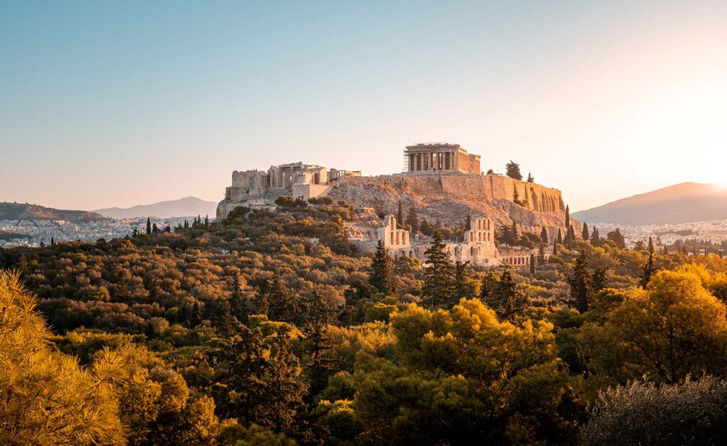 Car Rentals Athens panoramic picture of Acropolis